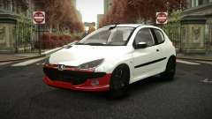 Peugeot 206 Dihinowos для GTA 4