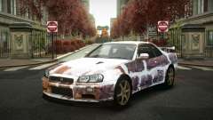 Nissan Skyline R34 Zoelly S14 для GTA 4