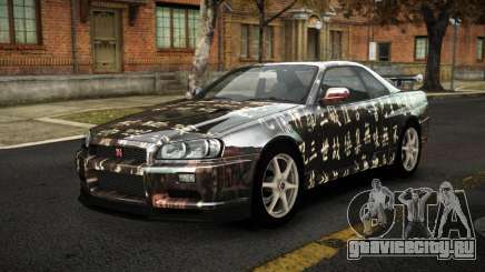 Nissan Skyline R34 Sahunlia S5 для GTA 4