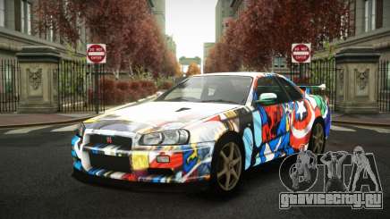 Nissan Skyline R34 Zoelly S12 для GTA 4