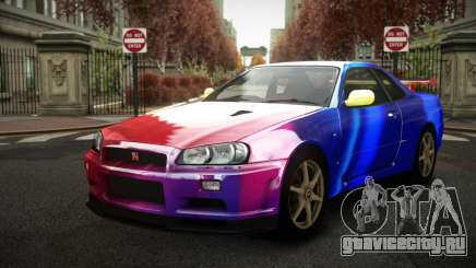 Nissan Skyline R34 Zoelly S4 для GTA 4