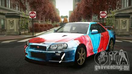 Nissan Skyline R34 Zoelly S10 для GTA 4