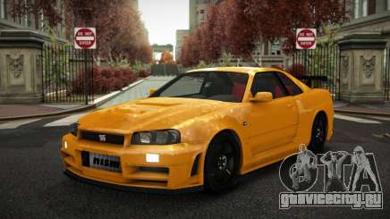Nissan Skyline R34 Kibkitab для GTA 4