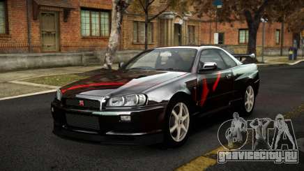 Nissan Skyline R34 Sahunlia S14 для GTA 4
