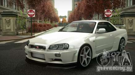 Nissan Skyline R34 Xirwuz для GTA 4
