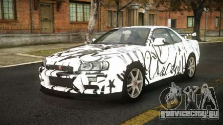 Nissan Skyline R34 Sahunlia S1 для GTA 4