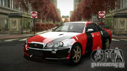 Nissan Skyline R34 Zoelly S11 для GTA 4
