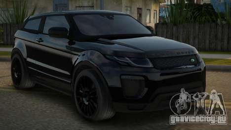 Range Rover Evoque Nahnese для GTA San Andreas
