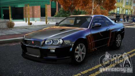Nissan Skyline R34 Bridy S12 для GTA 4