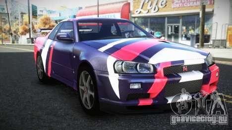 Nissan Skyline R34 Bridy S9 для GTA 4