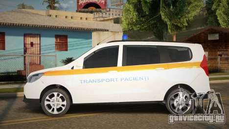 Dacia Lodgy Transport Pacienti для GTA San Andreas
