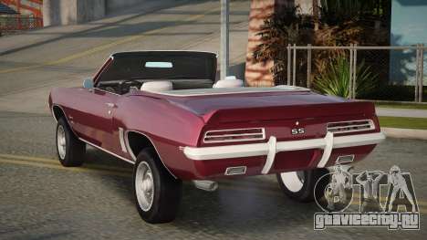 1969 Chevrolet Camaro SS 350 Convertible для GTA San Andreas