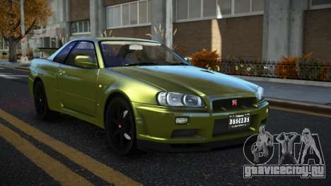 Nissan Skyline R34 Vijugade для GTA 4