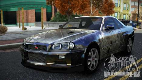 Nissan Skyline R34 Bridy S7 для GTA 4