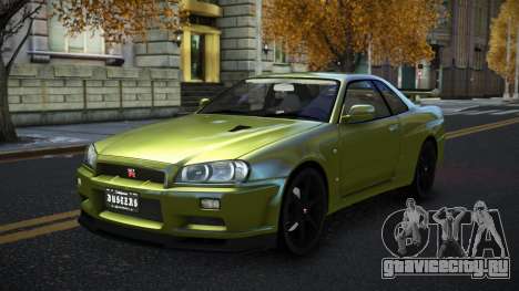 Nissan Skyline R34 Vijugade для GTA 4