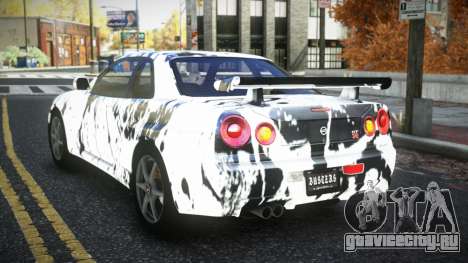 Nissan Skyline R34 Bridy S4 для GTA 4