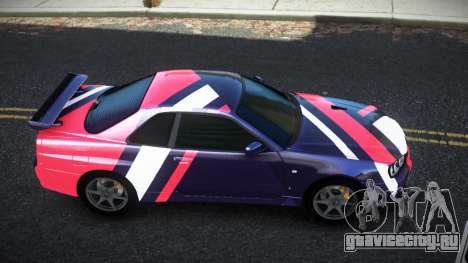 Nissan Skyline R34 Bridy S9 для GTA 4
