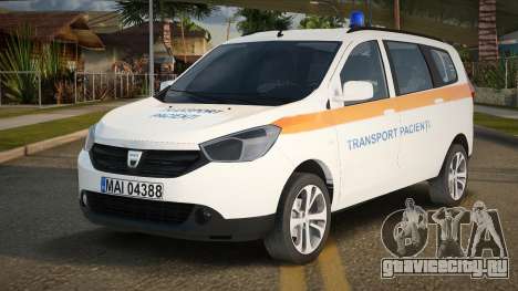 Dacia Lodgy Transport Pacienti для GTA San Andreas