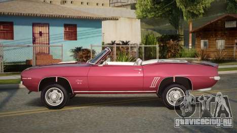1969 Chevrolet Camaro SS 350 Convertible для GTA San Andreas