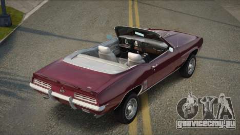 1969 Chevrolet Camaro SS 350 Convertible для GTA San Andreas