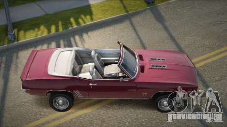 1969 Chevrolet Camaro SS 350 Convertible для GTA San Andreas