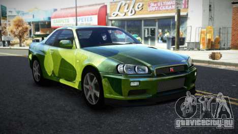 Nissan Skyline R34 Bridy S5 для GTA 4