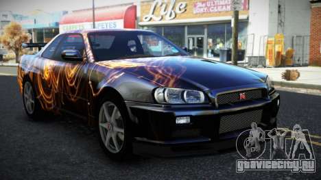 Nissan Skyline R34 Bridy S12 для GTA 4