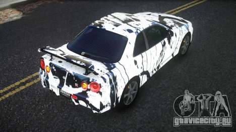 Nissan Skyline R34 Bridy S4 для GTA 4