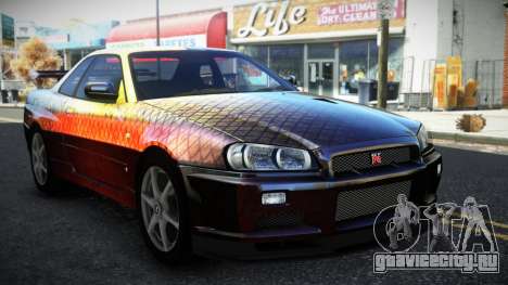 Nissan Skyline R34 Bridy S1 для GTA 4