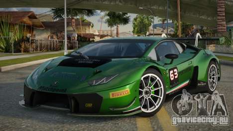 Lamborghini Huracan GT3 Neron для GTA San Andreas