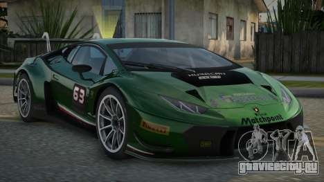 Lamborghini Huracan GT3 Neron для GTA San Andreas