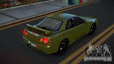 Nissan Skyline R34 Vijugade для GTA 4