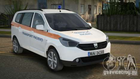 Dacia Lodgy Transport Pacienti для GTA San Andreas