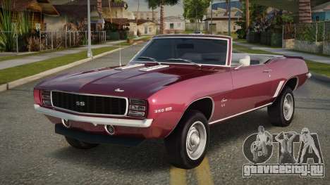 1969 Chevrolet Camaro SS 350 Convertible для GTA San Andreas