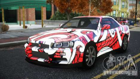 Nissan Skyline R34 Bridy S10 для GTA 4