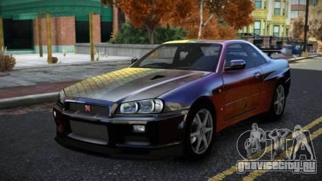 Nissan Skyline R34 Bridy S1 для GTA 4