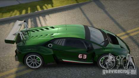 Lamborghini Huracan GT3 Neron для GTA San Andreas