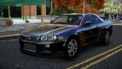 Nissan Skyline R34 Bridy S12 для GTA 4