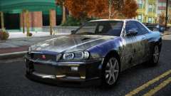 Nissan Skyline R34 Bridy S7 для GTA 4