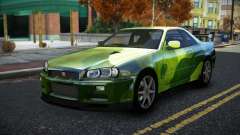 Nissan Skyline R34 Bridy S5 для GTA 4