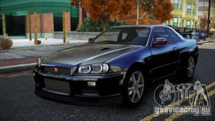 Nissan Skyline R34 Bridy S2 для GTA 4