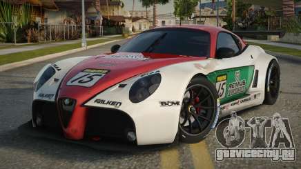 Alfa Romeo 8C GT3 Competizione для GTA San Andreas
