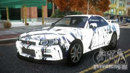 Nissan Skyline R34 Bridy S4 для GTA 4