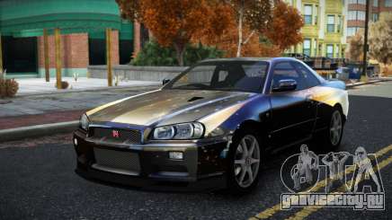 Nissan Skyline R34 Bridy S6 для GTA 4