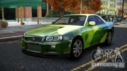 Nissan Skyline R34 Bridy S5 для GTA 4