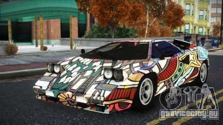 Lamborghini Countach Emisic S8 для GTA 4