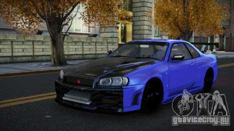Nissan Skyline R34 Aniz для GTA 4