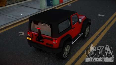 Jeep Wrangler Pajtak для GTA 4