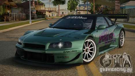 Nissan Skyline R34 GT-R Serian для GTA San Andreas