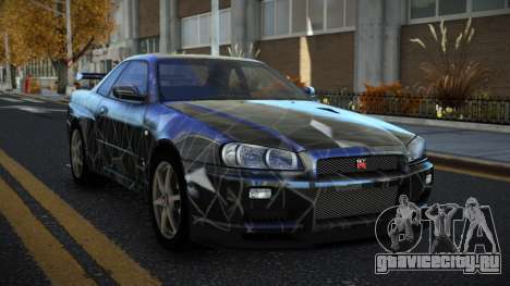 Nissan Skyline R34 Terjam S4 для GTA 4